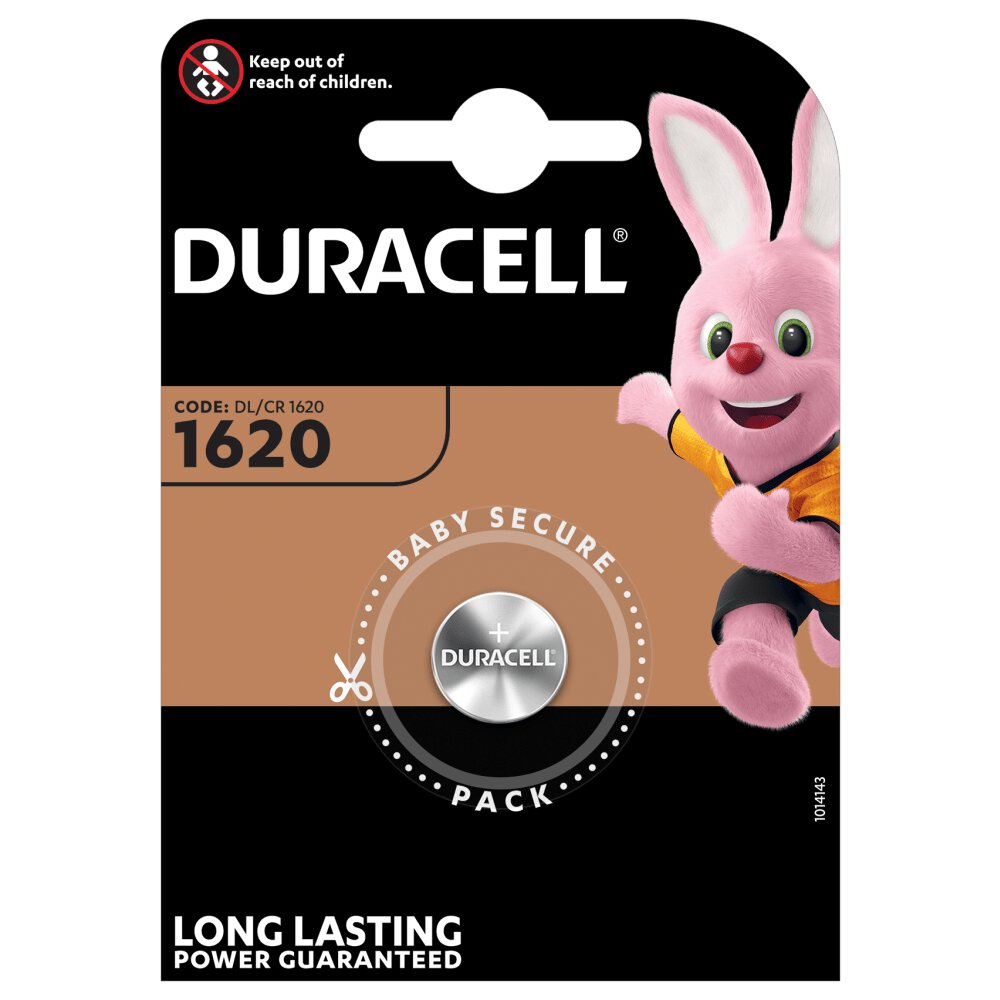 CR1620 1BL DURACELL 3V DL1620