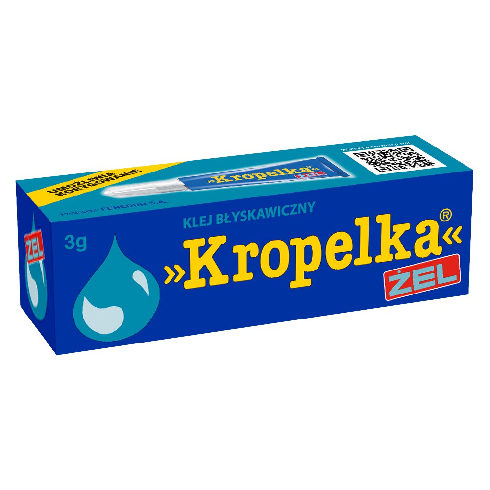 Klej KROPELKA - 3g !!! ŻEL !!!
