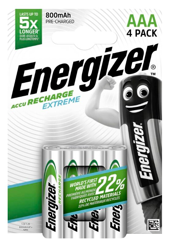 R03 AKU 4BL ENERGIZER EXTREME 800 HR03