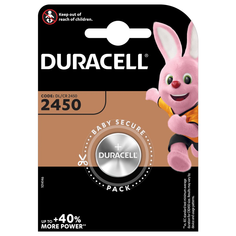 CR2450 1BL DURACELL 3V DL2450