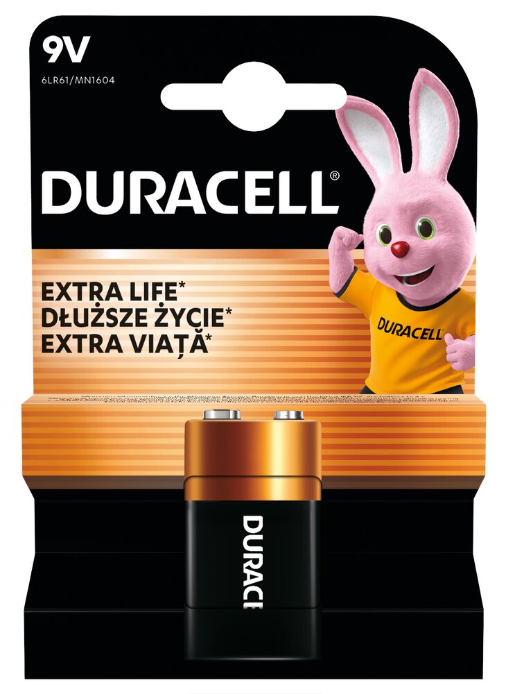 6LR61 1BL DURACELL BASIC MN1604 9V