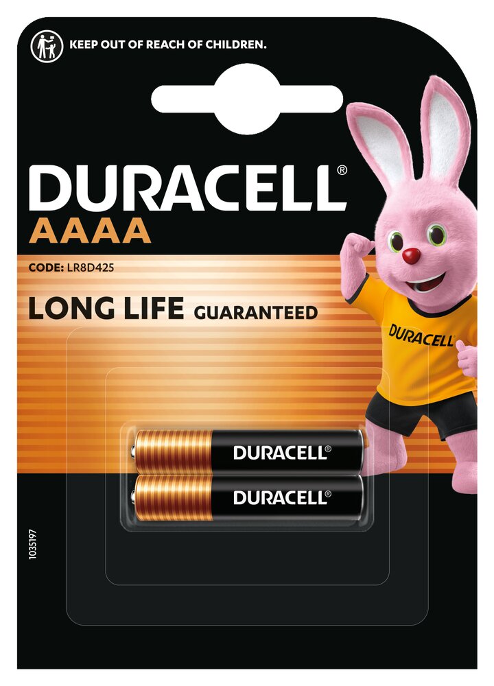 25A 2BL DURACELL LR8D425 AAAA MN2500 LR61