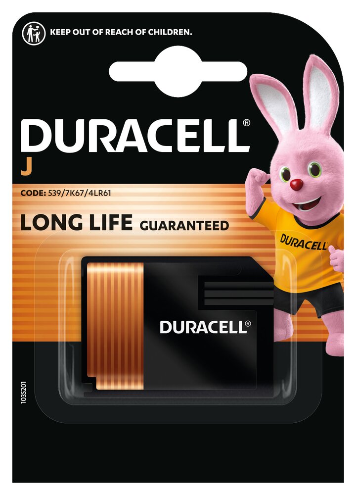 539 DURACELL BAT. J / KJ / 7K67 / 4LR61 6V