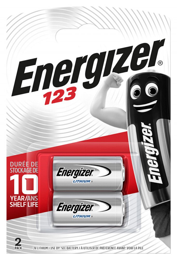 CR123 2BL ENERGIZER BAT.