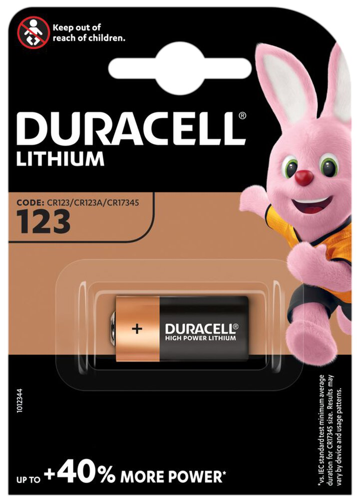 CR123 1BL DURACELL BAT. DL123A