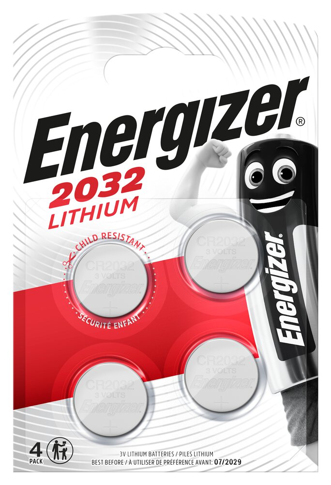 CR2032 4BL ENERGIZER BATERIA ECR2032