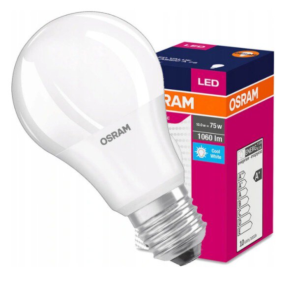 Żarówka LED 10W E27 Bańka Osram Naturalna 4000K
