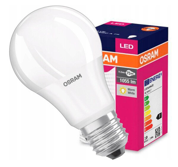 Żarówka LED 10W E27 Bańka Osram ciepła 2700K
