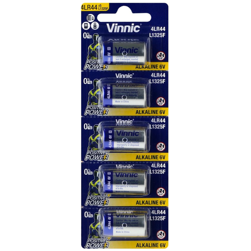 4LR44 5BL VINNIC L1325F 544A BAT.