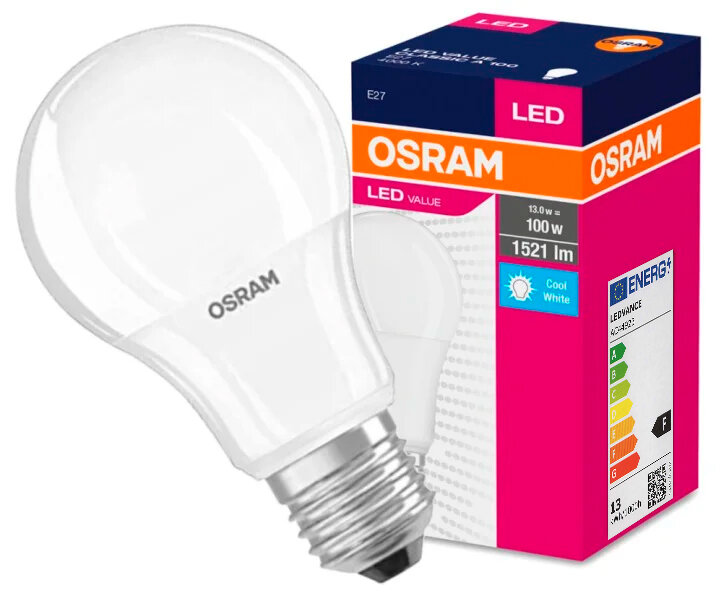 Żarówka LED 13W E27 Bańka Osram Naturalna 4000K