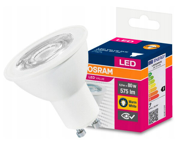Żarówka LED 6,9W GU10 Osram Ciepła 2700K 36°