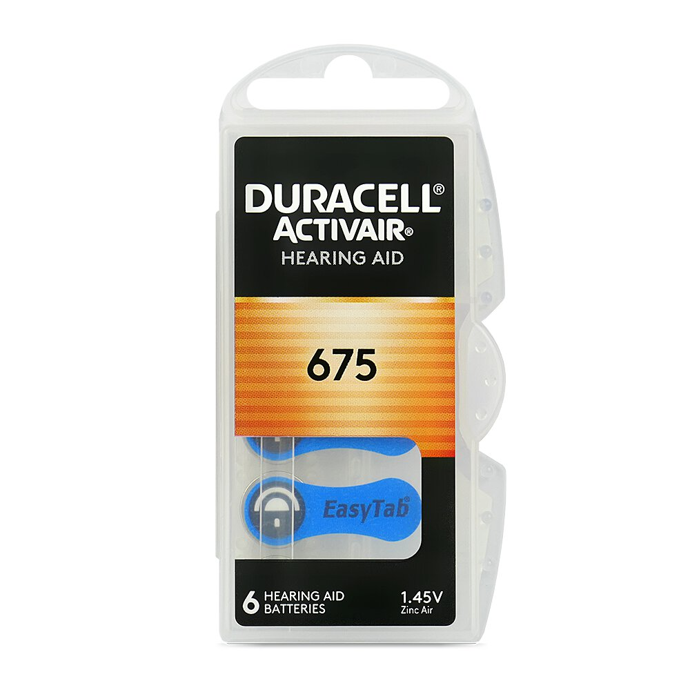 675 - 6BL DURACELL ACTIVAIR BATERIE.DO.APA.SLU.