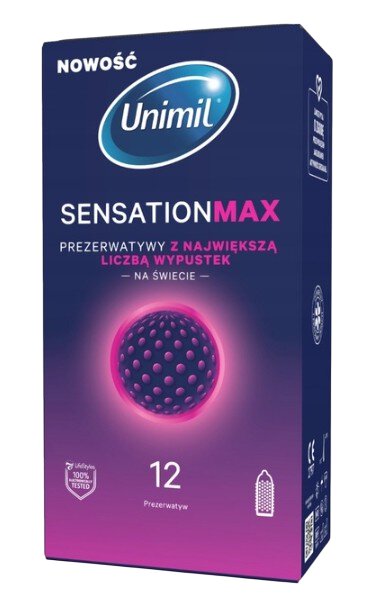 Prezerwatywy Unimil Sensation Max 12pak