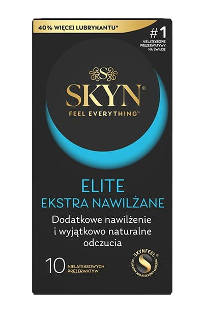 Prezerwatywy Unimil Skyn Elite Ekstra Nawilżane 10pak