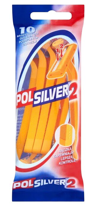 Maszynki Polsilver jednorazowe 10szt