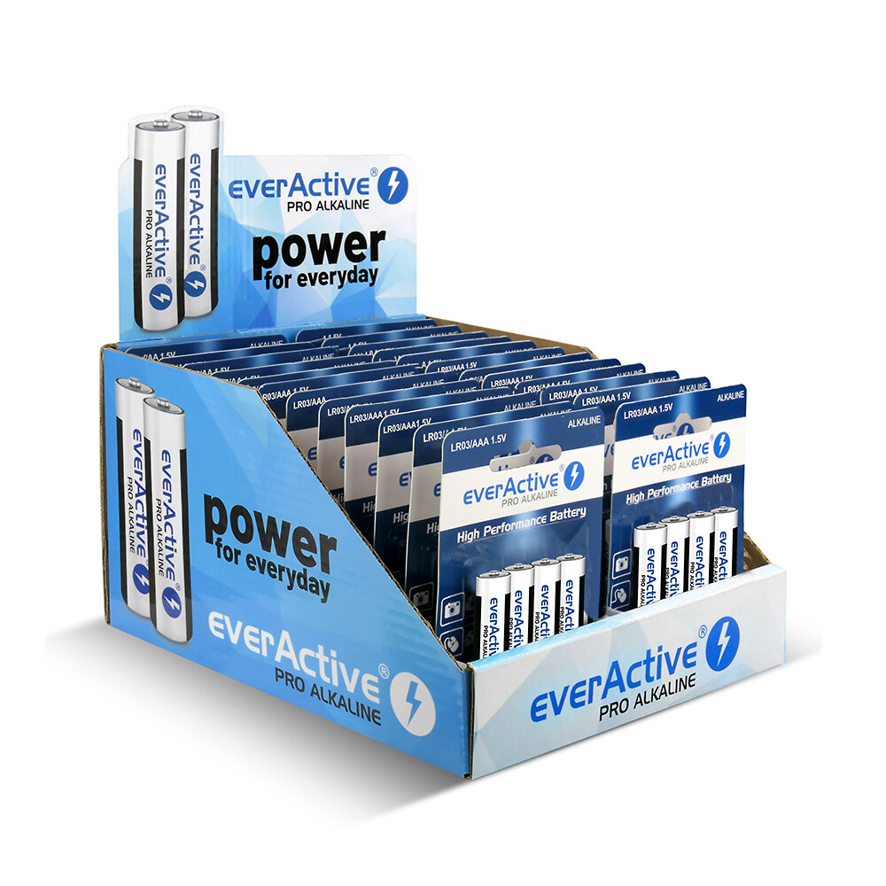 Display LR03 AAA Pro Alkaline (24 blistry po 4 szt.)