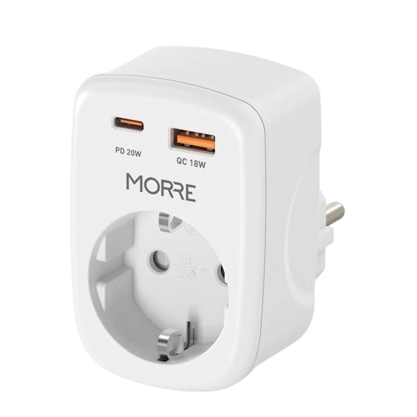 Adapter siec 1G 1x USB-C 1x USB-A MORRE M409