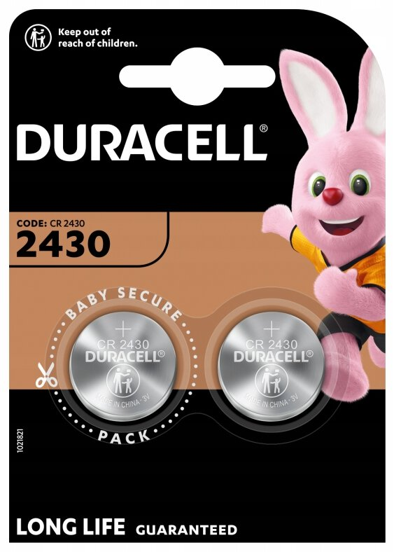 CR2430 2BL DURACELL 3V DL2430