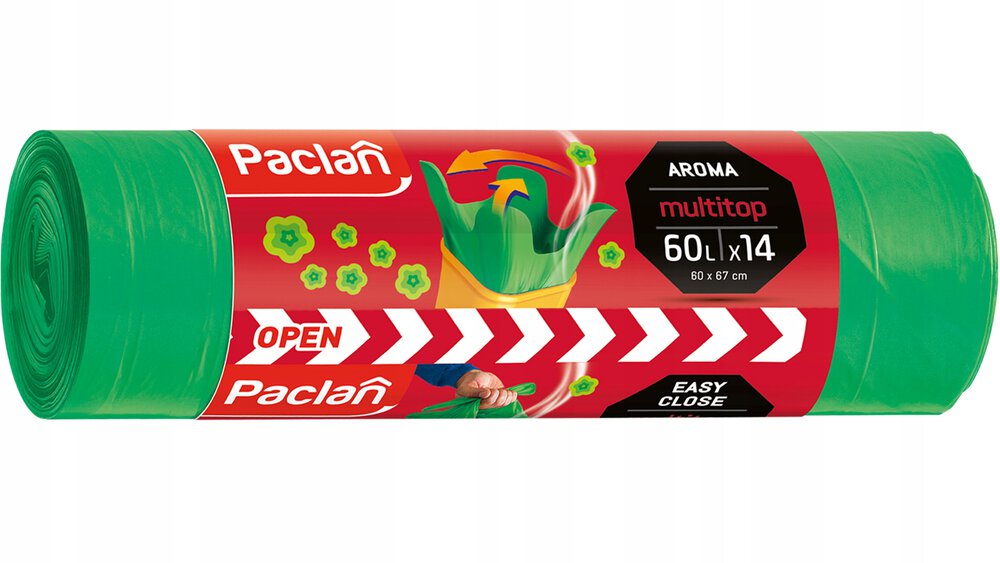 Worki Multitop zapachowe Paclan 60L 14szt.