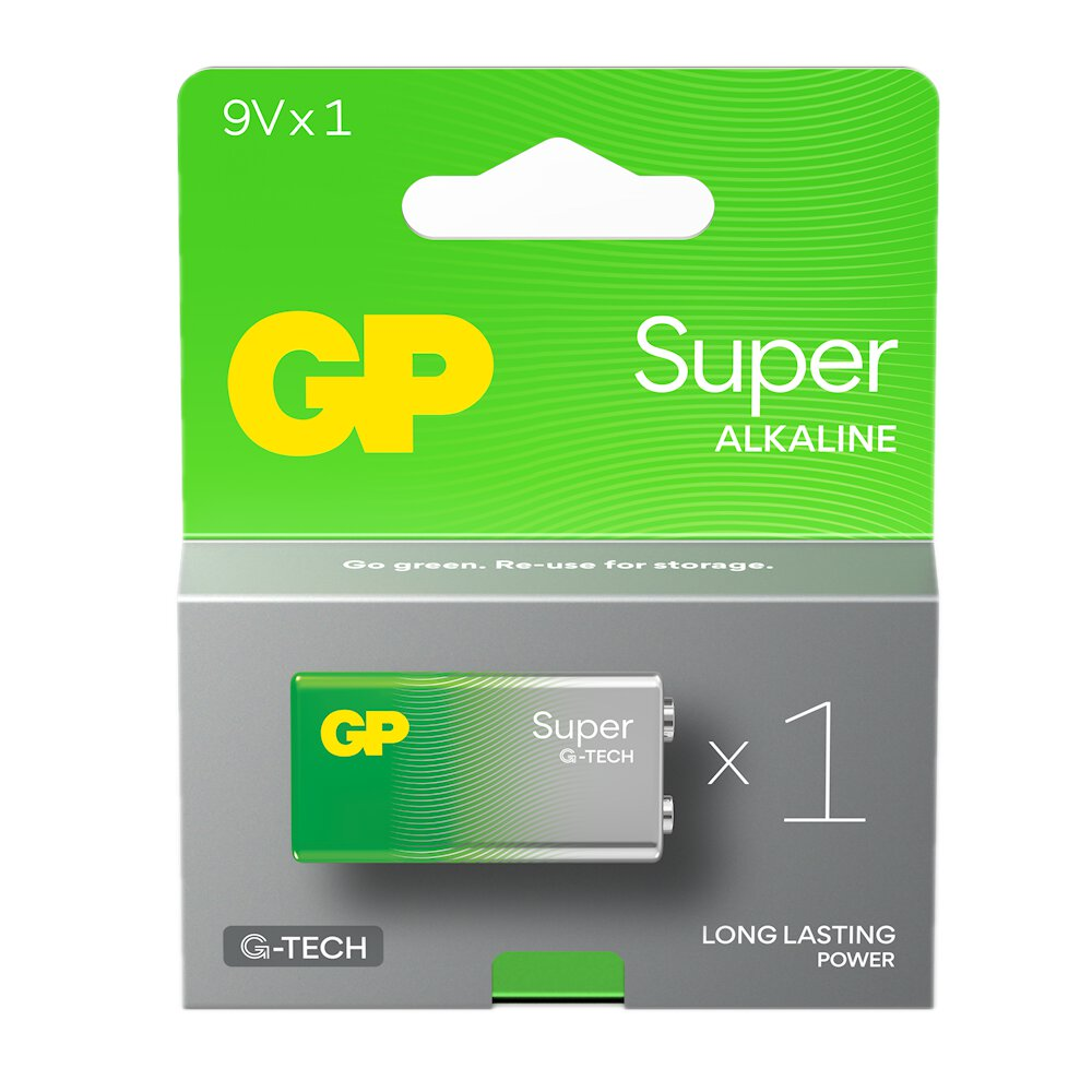 6LR61 1BL GP Super Alkaline (G-TECH)