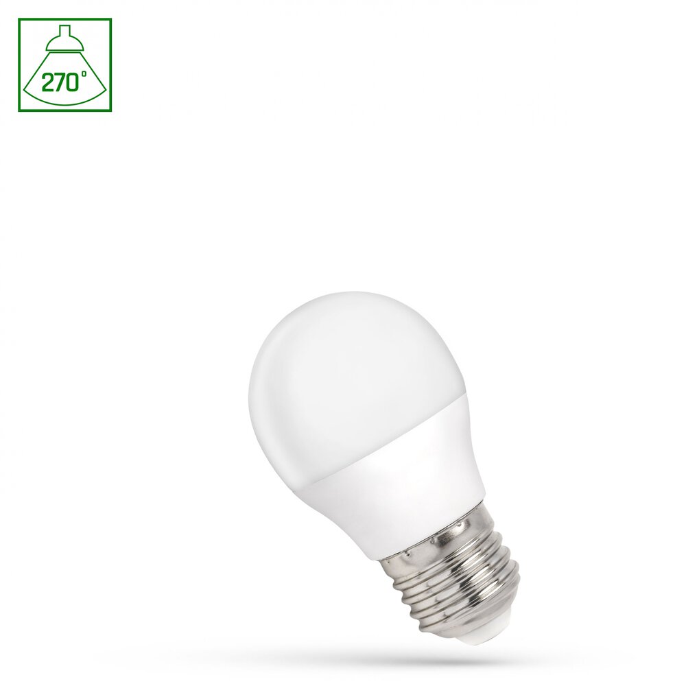 Żarówka LED 1W E27 KULKA CIEPŁA SPECTRUM WOJ14448