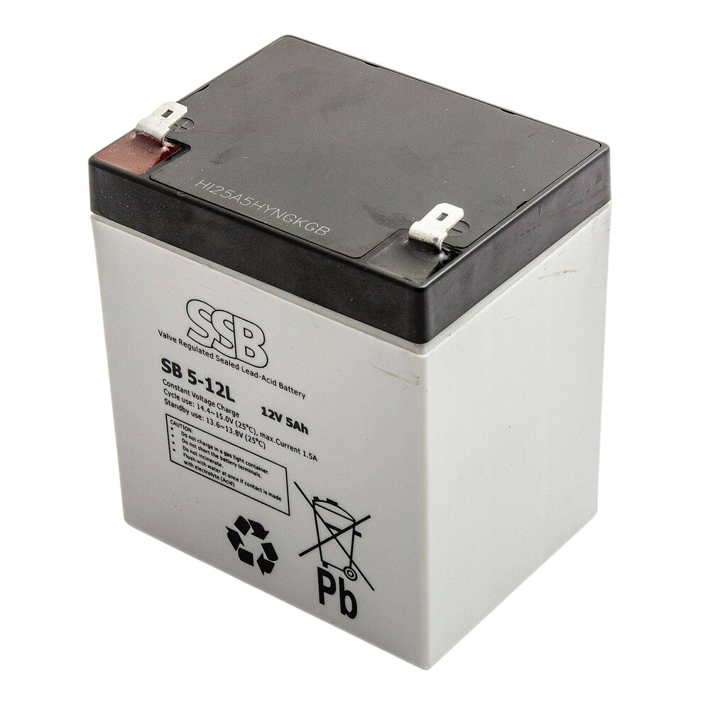 akumulator żelowy AGM SSB SB 5-12L 12V 5Ah T2