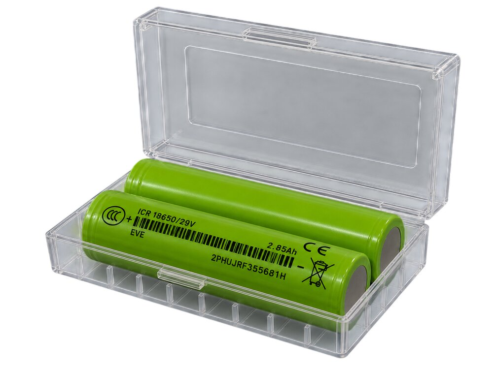 2x 18650 li-ion EVE INR18650-29V BOX