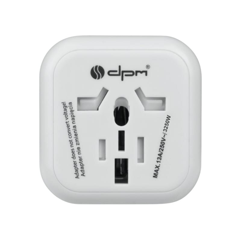 Adapter podróżny Europa DPM biały