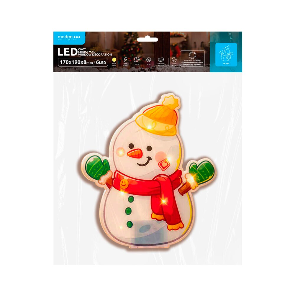 Dek. balwan BAT modee 17x19cm WARM 6LED ML-C4007