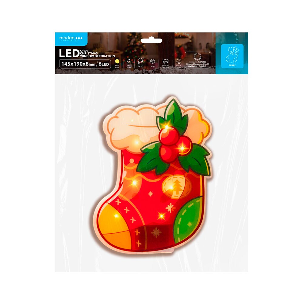 Dek. but BAT modee 14x19cm WARM 6LED ML-C4000