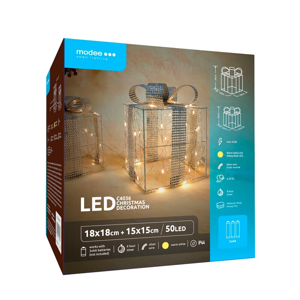 Dek. prezenty BAT modee WARM 50LED ML-C4036