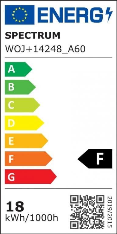 ZAR.LED 18W E27 BAŃKA CIEPŁA SPECTRUM WOJ14248_A60